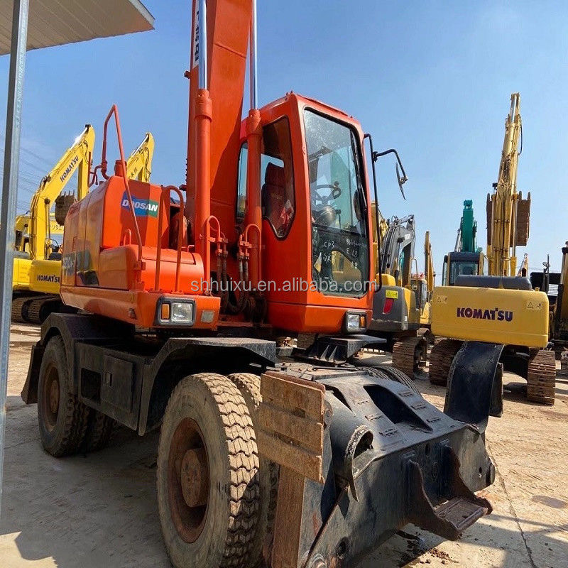 کاوشگر دست دوم با کیفیت DOOSAN 210W با قیمت پایین برای فروش/کاوشگر هیدرولیک استفاده شده Doosan 210W
