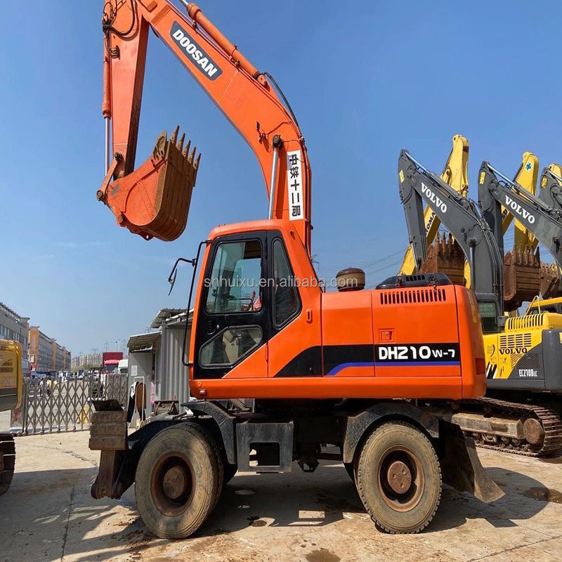 کاوشگر دست دوم با کیفیت DOOSAN 210W با قیمت پایین برای فروش/کاوشگر هیدرولیک استفاده شده Doosan 210W