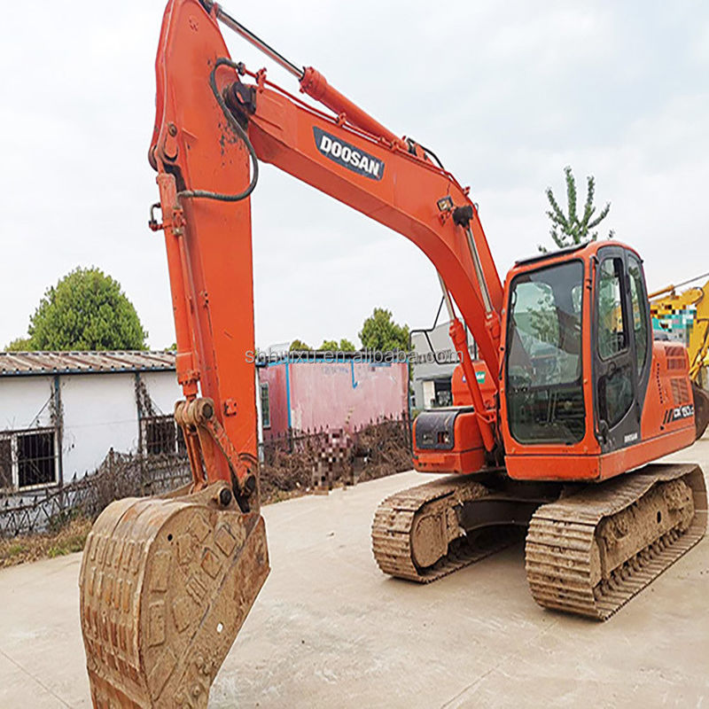 کاوشگر دست دوم با کیفیت DOOSAN DX150 با قیمت پایین برای فروش / ماشین حفاری هیدرولیک استفاده شده Doosan DX150