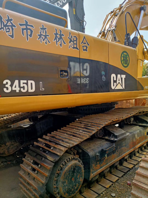 استفاده شده Excavator Crawler خوب کار کردن گربه Excavator قیمت ماشین آلات ژاپنی استفاده شده cat345, استفاده شده مارک ژاپنی CAT345