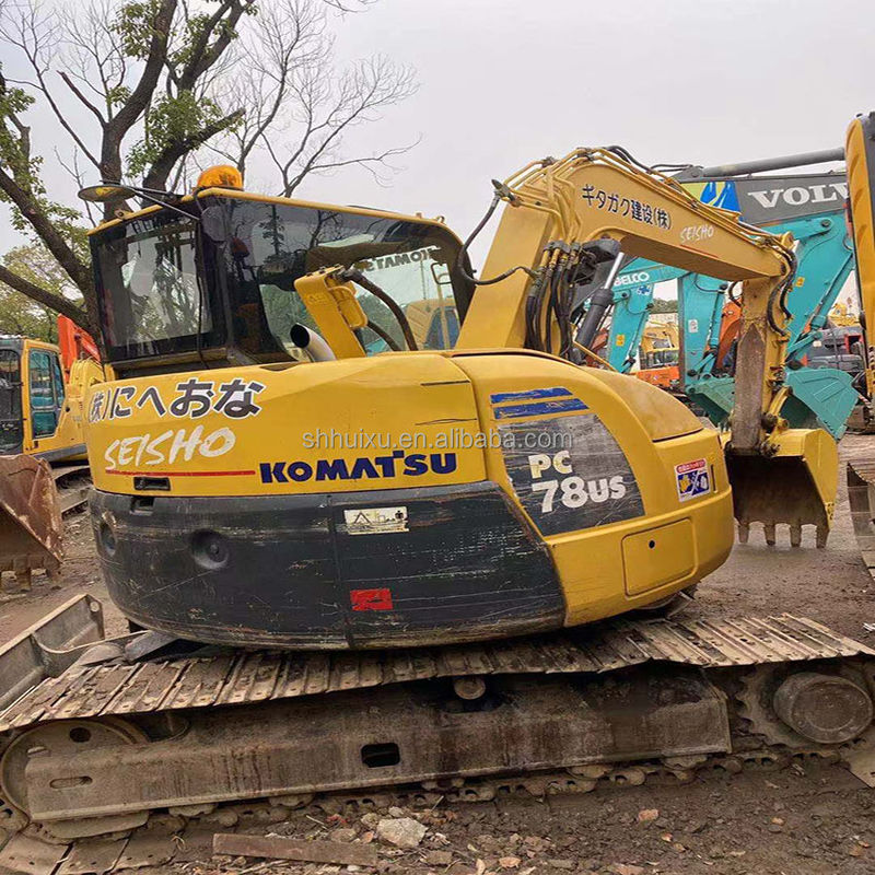 استفاده شده کاماتسو PC78 حفاری / حفاری دست دوم کاماتسو PC78 مینی خزنده حفاری کیفیت خوب کاماتسو Excavator