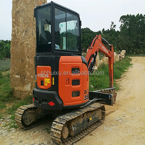هیتاچی در انبار ماشین حفاری کوچک ژاپنی HITACHI 35 برای فروش / دست دوم حفاری کوچک خزنده حالت خوب HITACHI 35