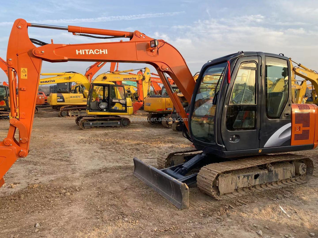 هیتاچی در انبار استفاده شده هیتاچی مینی حفاری zx60 ژاپن سال 2019/دست دوم حفاری کوچک خزنده حالت خوب هیتاچی 60