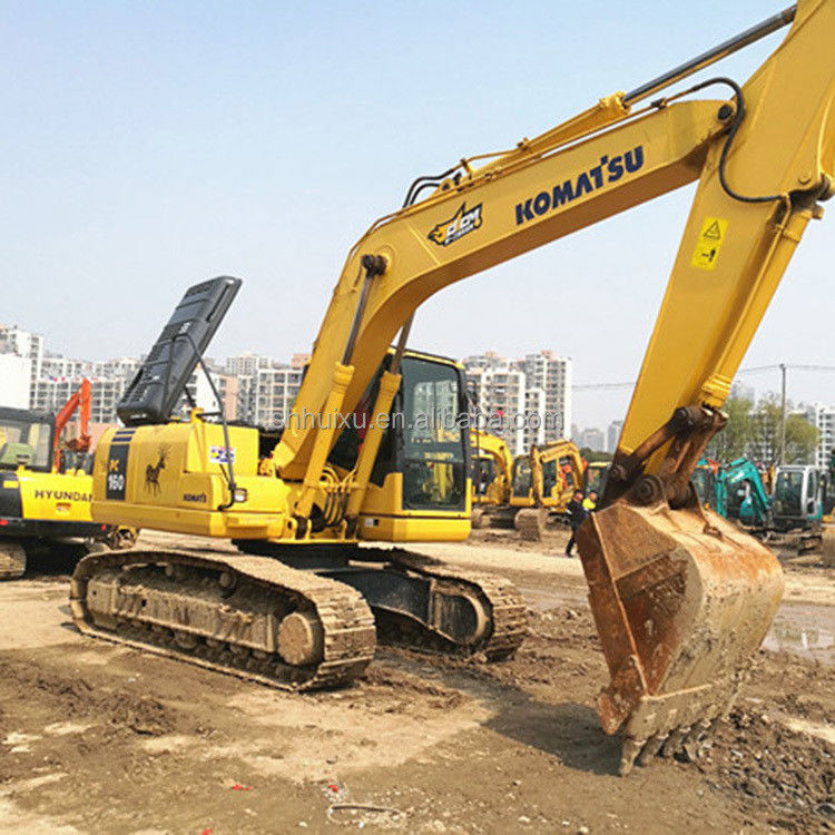 کاماتسو استفاده شده کاماتسو PC160-7 کاوشگر خزنده ماشین حفاری دست دوم برای فروش کاماتسو Excavator
