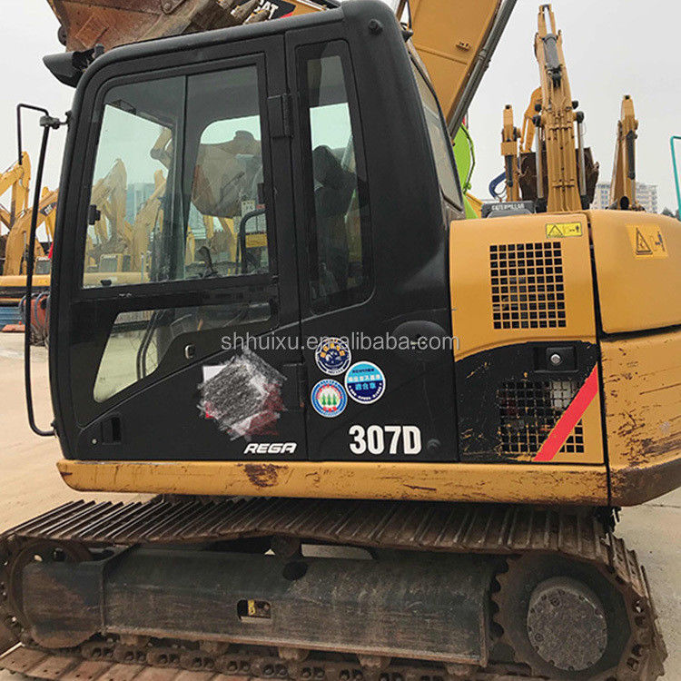 ماشین های حفاری استفاده شده cat307 Mini crawler ماشین حفاری استفاده شده CAT307D 7T Caterpillar Excavator Caterpillar در موجودی