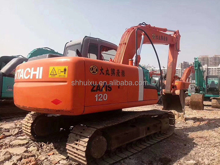 هيتاشي فروش داغ دست دوم کاوشگر کاوشگر هيتاشي 120 حالت خوب ماشین حفاری استفاده شده برای فروش