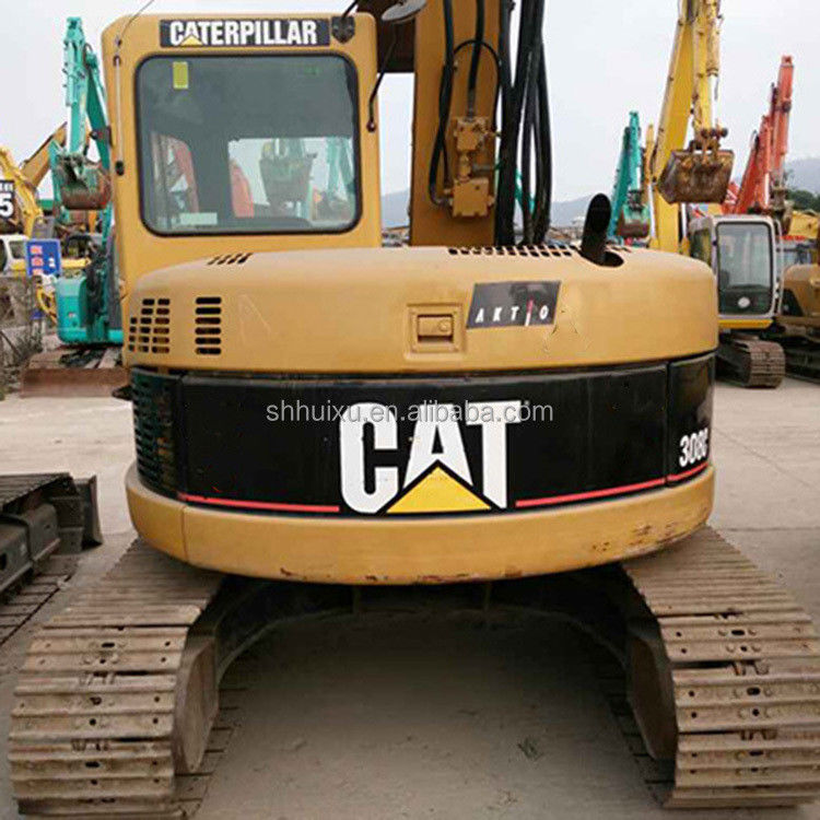 فروش داغ استفاده شده حفرگر سوسک ماشین حفاری دست دوم مینی خزنده حفرگر استفاده شده CAT308C 8Ton سوسک در انبار