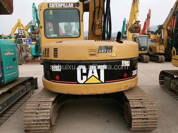 فروش داغ استفاده شده حفرگر سوسک ماشین حفاری دست دوم مینی خزنده حفرگر استفاده شده CAT308C 8Ton سوسک در انبار