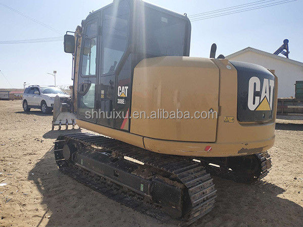کیفیت بالا دست دوم مینی کاوشگر خزنده استفاده شده CAT308E 8T استفاده شده کاوشگر سوسک حفاری ماشین سوسک در انبار