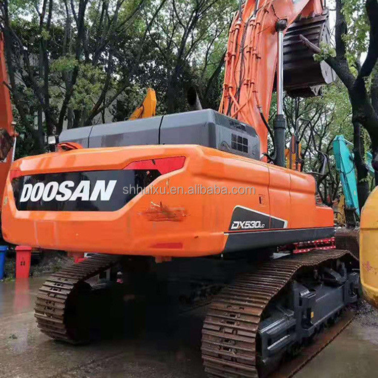 فروش داغ دوسان کیفیت عالی ماشین حفاری هیدرولیک دست دوم دوسان DX530 کره اصلی ماشین حفاری استفاده شده بهترین فروش