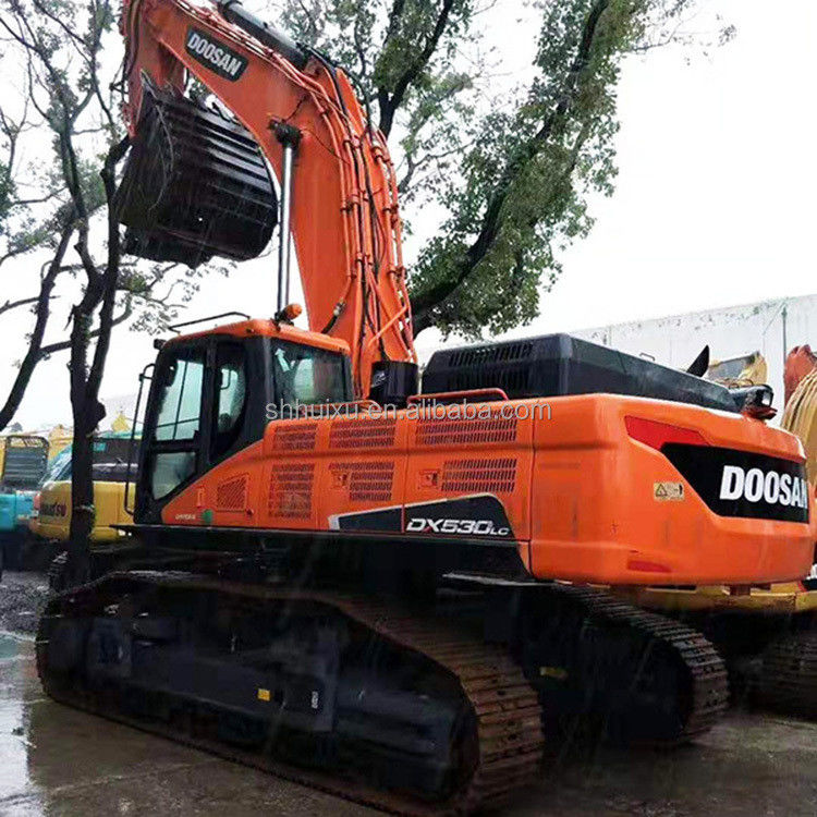 فروش داغ دوسان کیفیت عالی ماشین حفاری هیدرولیک دست دوم دوسان DX530 کره اصلی ماشین حفاری استفاده شده بهترین فروش