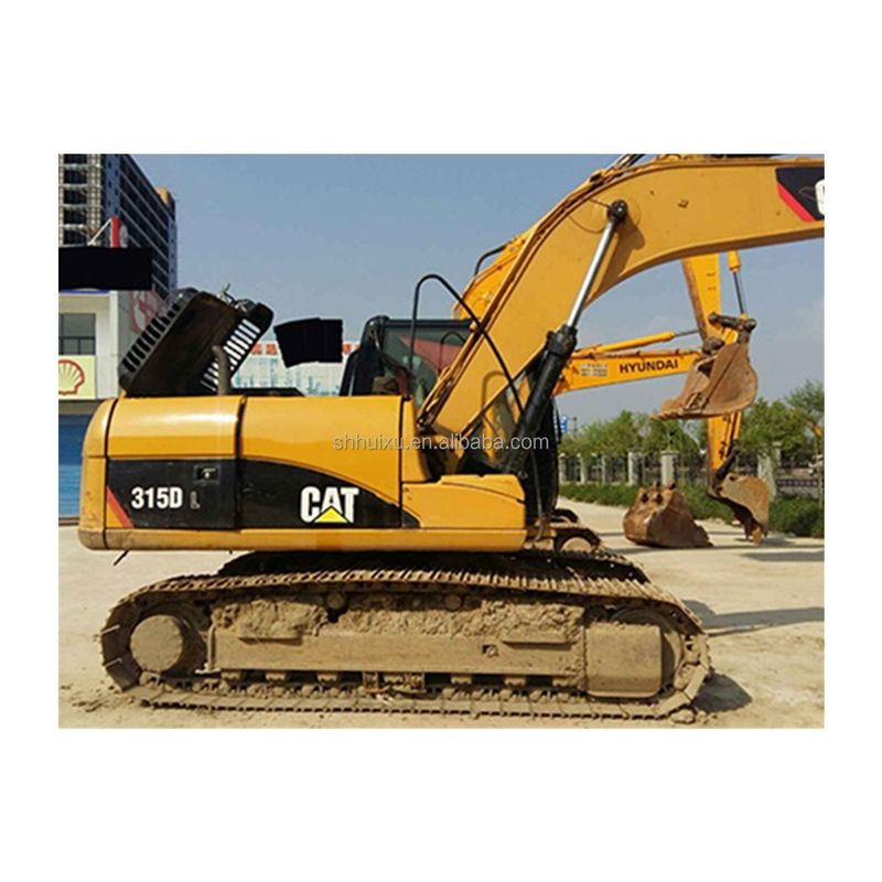 Caterpillar 315dl استفاده شده کاوشگر خزنده CAT315 15T استفاده شده کاوشگر ماشین حفاری Caterpillar در انبار