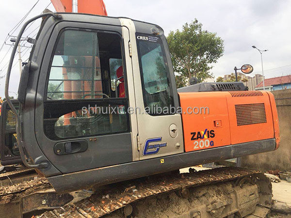 فروش داغ هیتاچی ماشین حفاری استفاده شده ژاپنی هیتاچی ZX200 دست دوم خزنده حفاری هیتاچی 200 حالت خوب