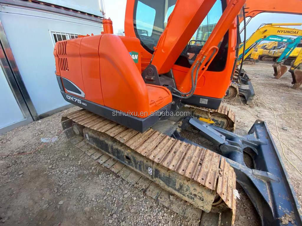 منشأ کره استفاده شده مینی حفاری Doosan75 کیفیت ماشین ساخت و ساز/دست دوم هیدرولیک خزنده حفاری DOOSAN75 فروش داغ