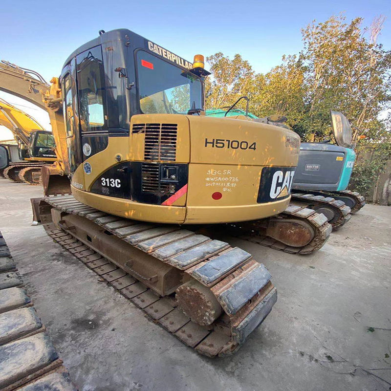دست دوم کیفیت خوب کاوشگر خزنده استفاده شده Caterpillar cat313C / دست دوم ژاپن موتور cat 313C