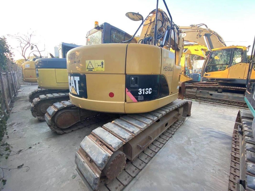 دست دوم کیفیت خوب کاوشگر خزنده استفاده شده Caterpillar cat313C / دست دوم ژاپن موتور cat 313C