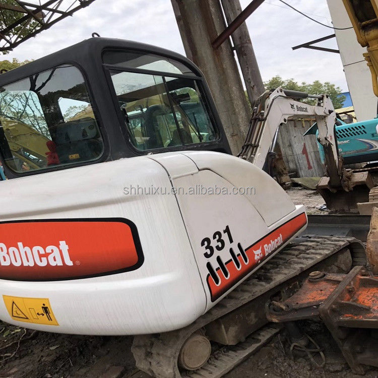 دست دوم کاوشگر زباله ای با کیفیت BOBCAT331 3.1T ماشین حفاری کاوشگر مورد استفاده برای فروش