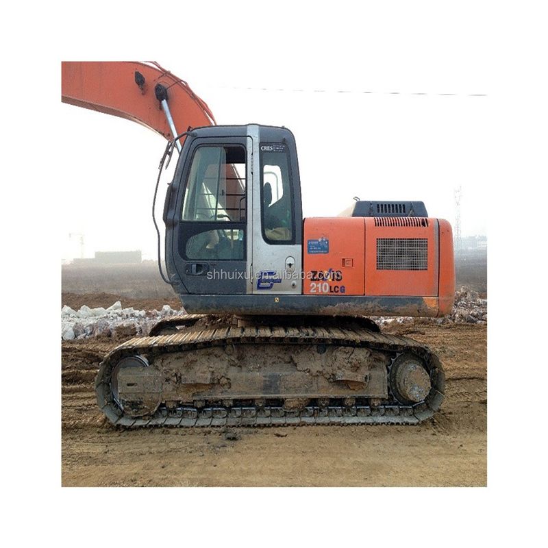 هیتاچی فروش داغ دست دوم کاوشگر خزنده HITACHI 210-3G ماشین حفاری استفاده شده ژاپنی