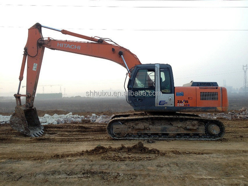 هیتاچی فروش داغ دست دوم کاوشگر خزنده HITACHI 210-3G ماشین حفاری استفاده شده ژاپنی