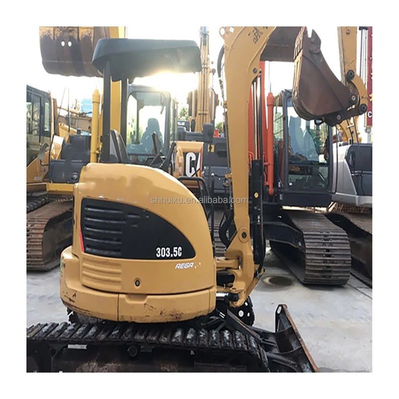 کاوشگر کوچک هیدرولیک کیفیت خوب استفاده شده CAT303.5 دست دوم کاوشگر کوچک خزنده برای فروش کاوشگر موجود