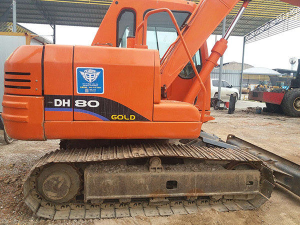 دستگاه حفاری دوسان DX80 8 تن دست دوم مدل 80 مورد استفاده مینی پروژه وظیفه DX80 برای فروش