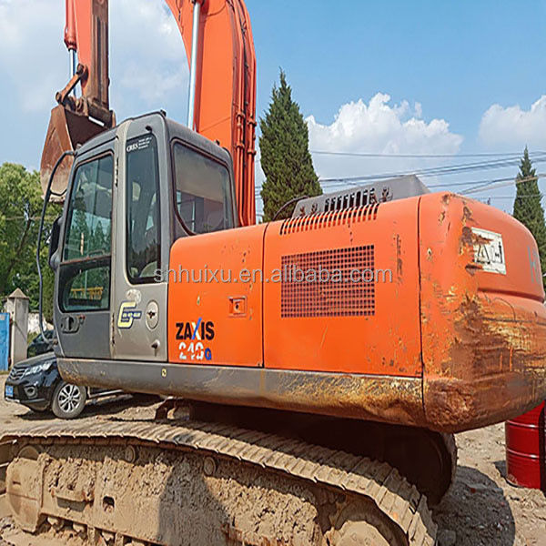 فروش گرم هیتاچی ماشین حفاری استفاده شده ژاپنی هیتاچی ZX240-3G دست دوم Excavator خزنده در حالت خوب برای فروش
