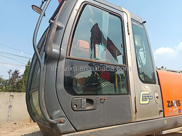 فروش گرم هیتاچی ماشین حفاری استفاده شده ژاپنی هیتاچی ZX240-3G دست دوم Excavator خزنده در حالت خوب برای فروش