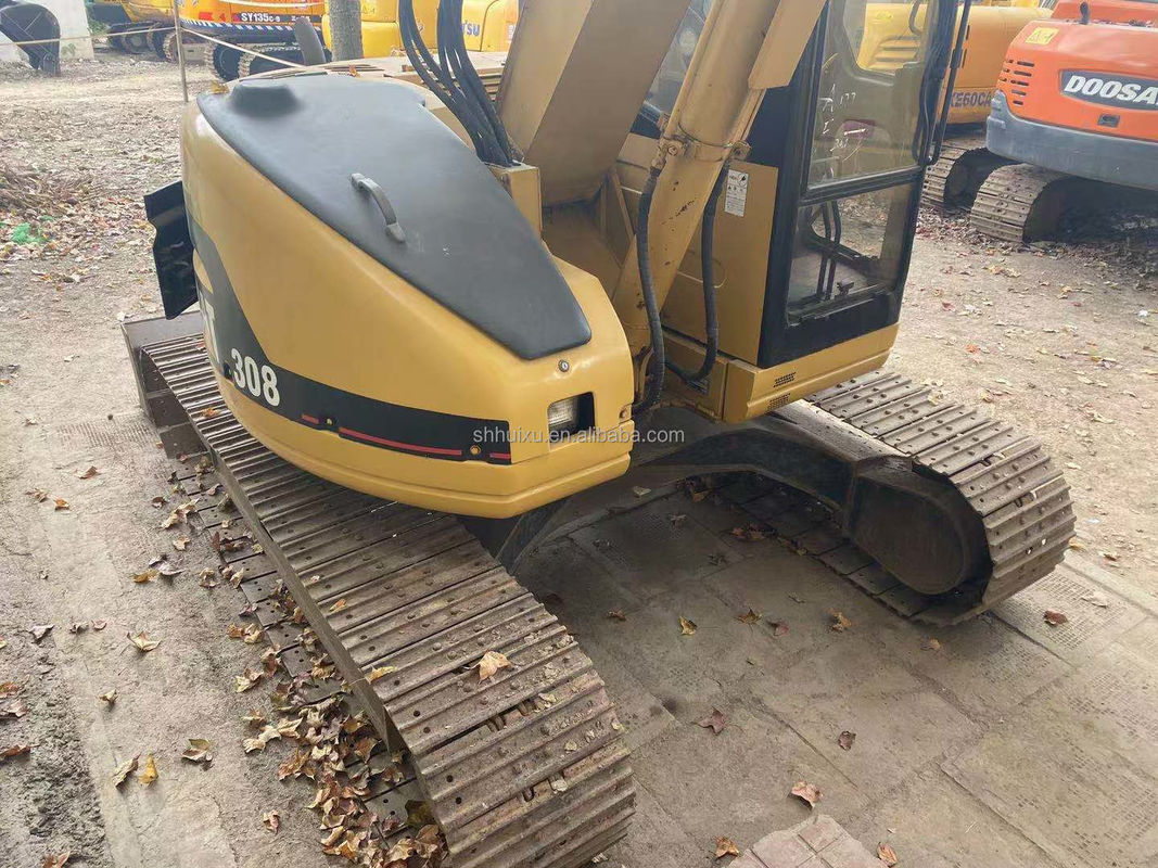 کاوشگر هیدرولیکی مینی استفاده شده CAT308 دست دوم کیفیت خوب کاوشگر خزنده کوچک CAT308 برای فروش