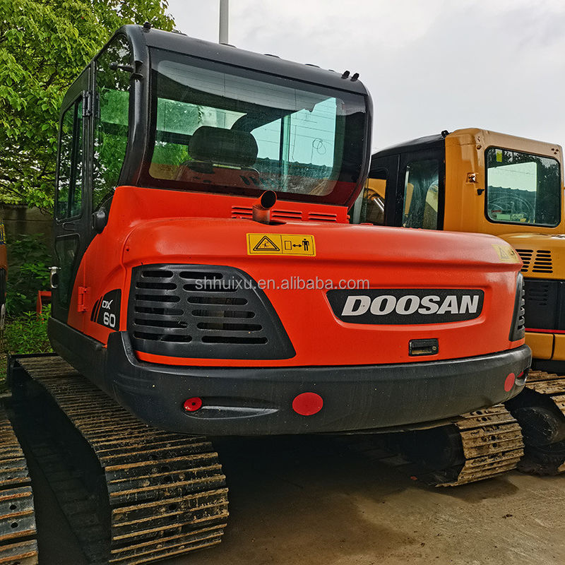 فروش داغ دوسان فروش داغ دوسان dh60-7 حفاری خزنده دست دوم مینی حفاری دوسان DX60 کیفیت بالا