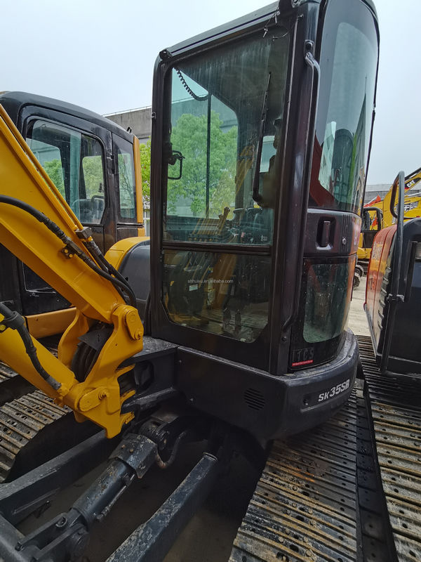 Kobelco SK200 Kobelco SK35SR حفاری هیدرولیک دست دوم ژاپن منشأ/حفاری کوچک استفاده شده Kobelco SK35SR کیفیت خوب قیمت ارزان