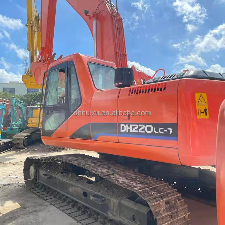 فروش داغ دوسان دوسان DH220lc استفاده شده حفاری/استفاده شده ماشین حفاری دوسان DH220-7 کره اصلی برای فروش