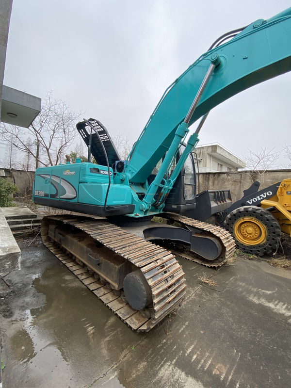 کوبلکو SK200 دست دوم کوبلکو SK200-8 حفاری هیدرولیک خزنده حالت خوب ماشین حفاری استفاده شده قیمت ارزان