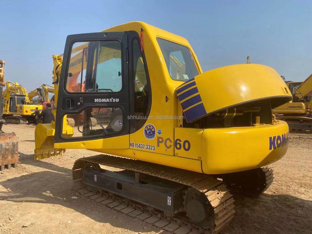 کاماتسو PC60 حفاری هیدرولیک 6 تن حفاری دست دوم با کیفیت بالا ژاپن منشأ ارزان قیمت Komatsu Excavator