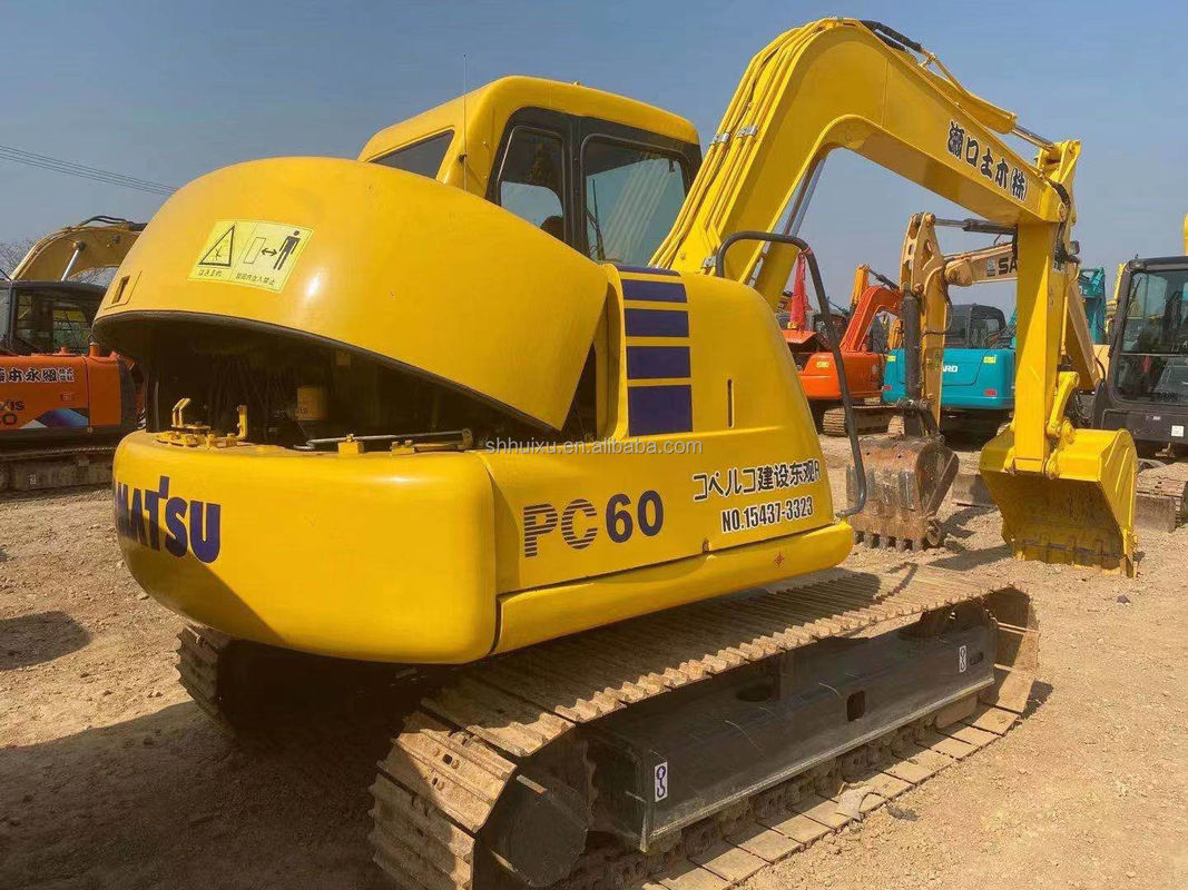 کاماتسو PC60 حفاری هیدرولیک 6 تن حفاری دست دوم با کیفیت بالا ژاپن منشأ ارزان قیمت Komatsu Excavator