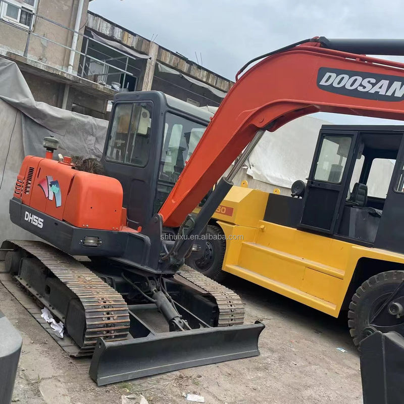 فروش داغ حفاری های استفاده شده دوسان دوسان 55 ، دوسان DH55 Digger مینی حفاری استفاده شده