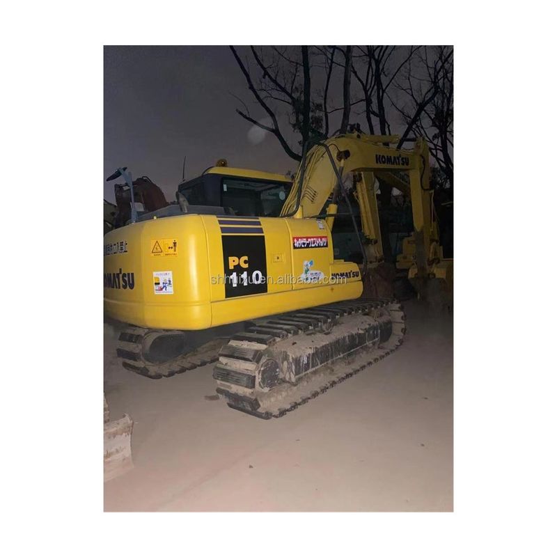 Komatsu هیدرولیک کاوشگر خزنده استفاده شده Komatsu PC110 دست دوم ماشین حفاری ژاپنی Komatsu Excavator