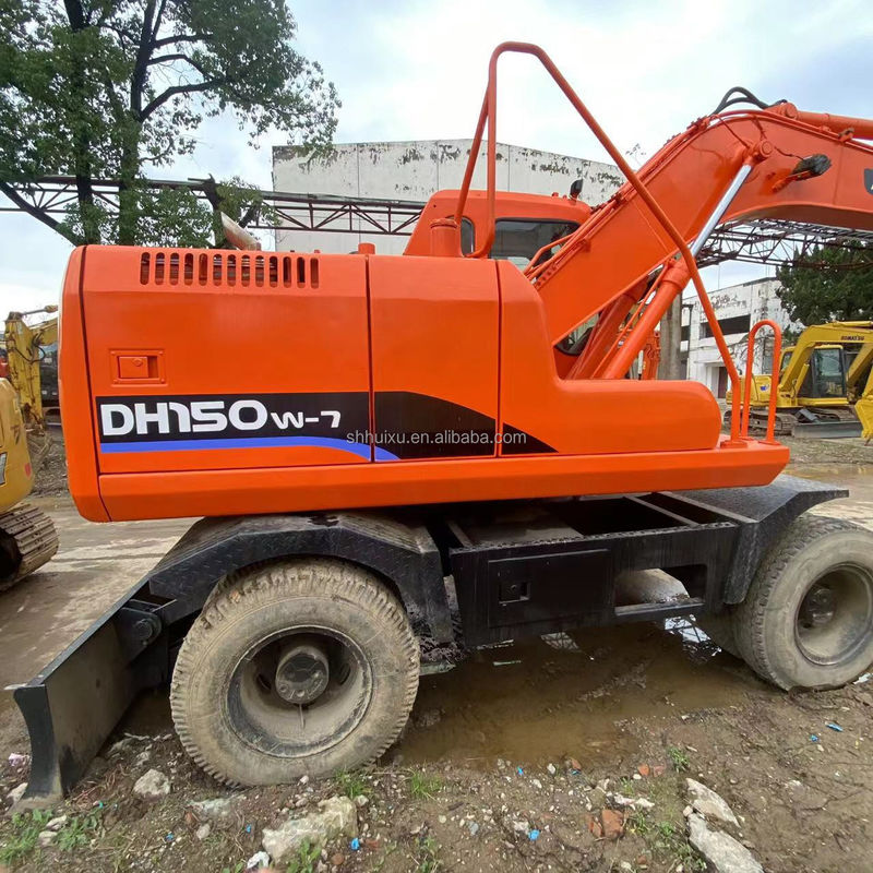 فروش داغ فروش داغ دست دوم دوسان DH150 W-7 حفاری مورد استفاده در حالت خوب حفاری چرخ