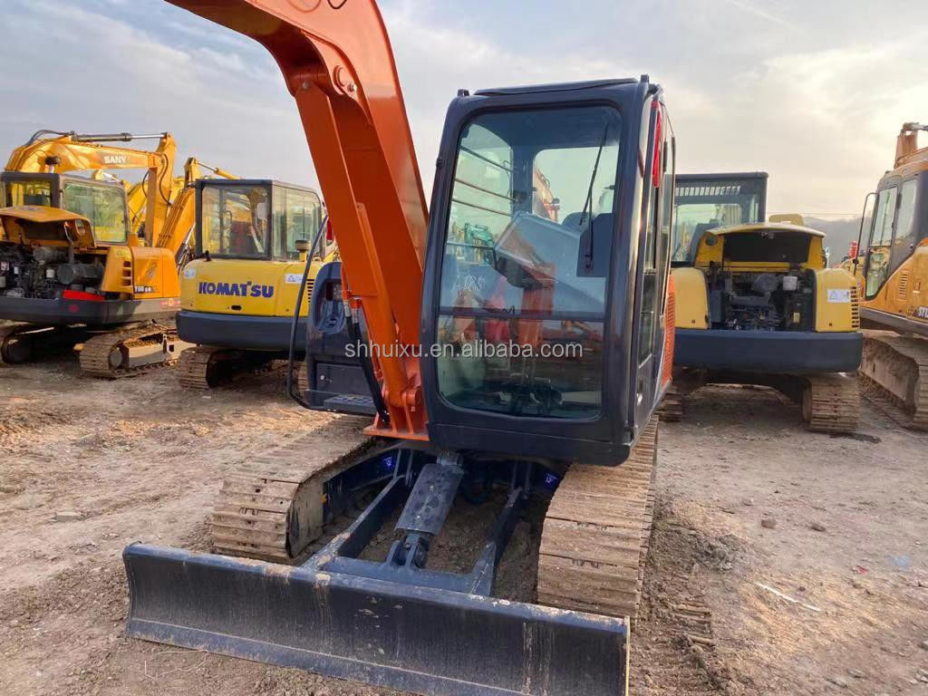 هیتاچی در انبار هیتاچی ex60 ژاپنی استفاده شده فروش حفاری/دست دوم هیدرولیک Crawler Excavator حالت خوب HITACHI 60