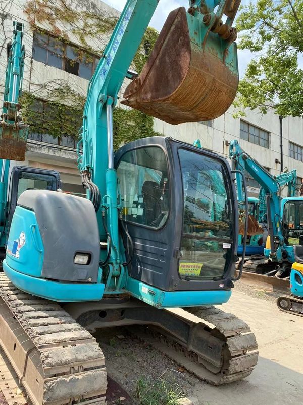 ماشین حفاری استفاده شده کوبلکو SK70SR Kobelco Mini Excavators Kobelco 7 تن Excavator برای فروش
