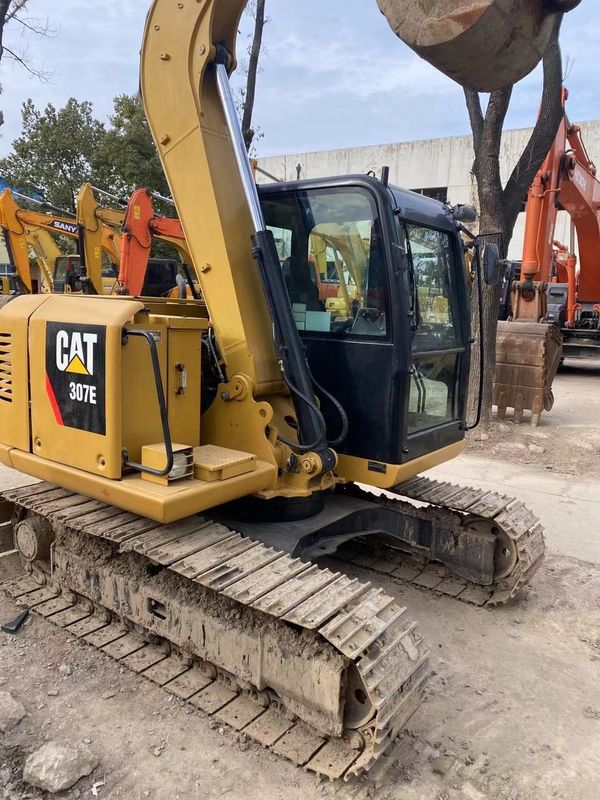 ماشین ساخت و ساز مهندسی استفاده شده Cat 307E هیدرولیک minibagger قیمت ماشین حفاری مینی استفاده شده برای فروش