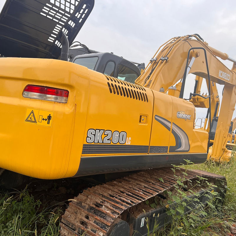 حفاری استفاده شده Kobelco SK260 حفاری دست دوم ماشین آلات استفاده شده 26 تن حفاری دست زمین حفاری دست استفاده شده