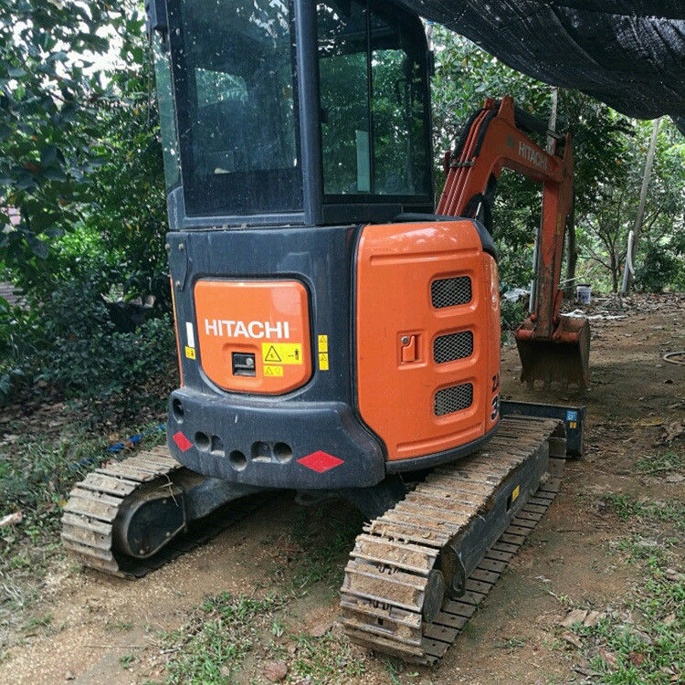 حفاری هیدرولیک هیتاشی ZX35 استفاده شده، حفاری زنجیره ای هیتاشی ZX35U-2 ZX35U قیمت ارزان