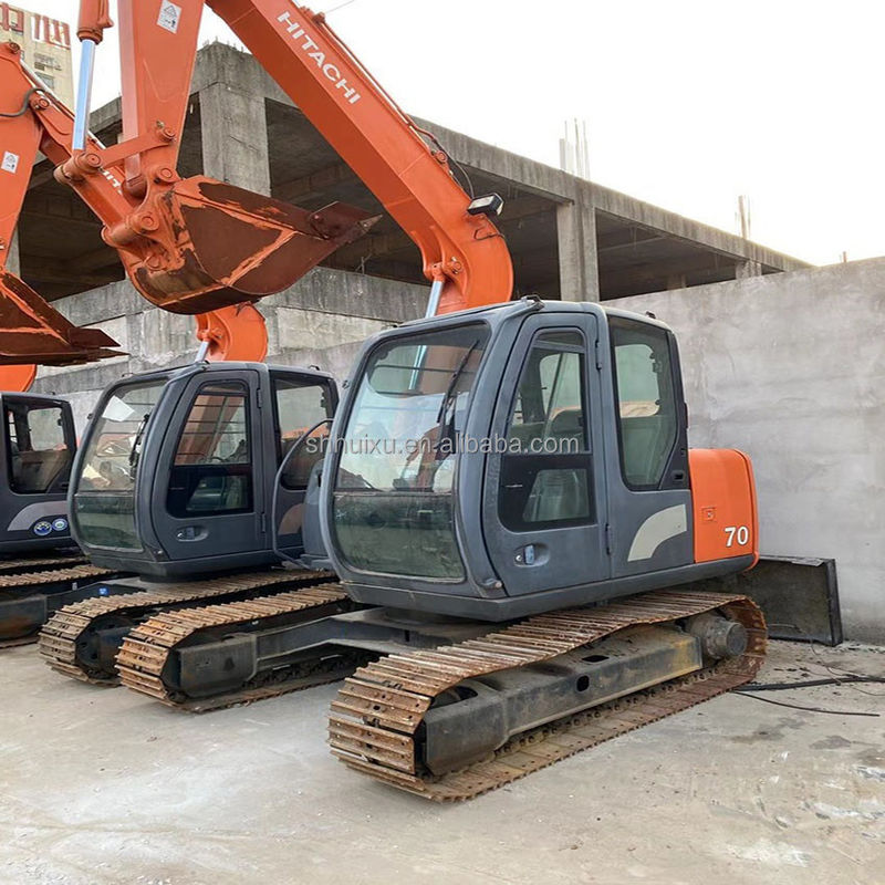 هيتاشي فروش داغ بهترين فروش ميني حفاری استفاده شده HITACHI ZX70 ژاپن منشأ دست دوم کاوشگر هيدروليکي در حالت خوب