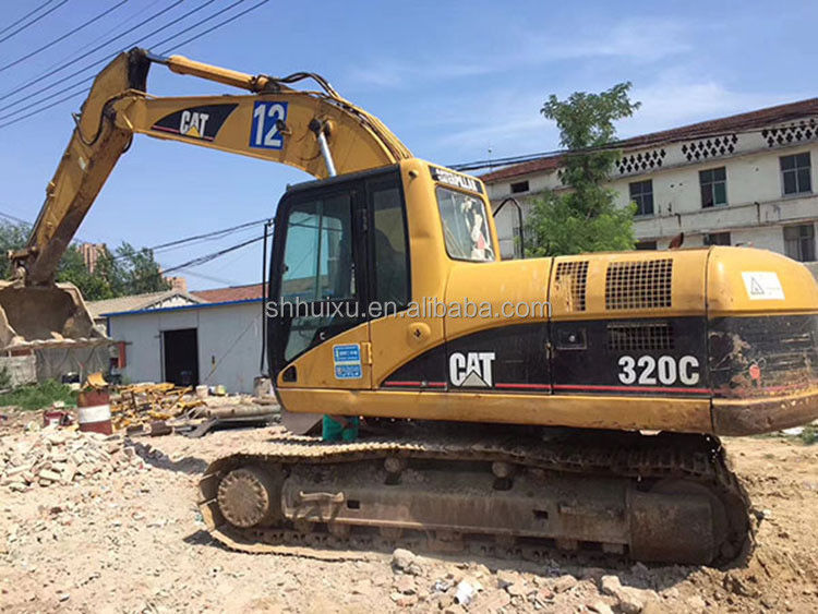 ژاپن استفاده شده CAT 320 حفاری دست دوم حفاری هیدرولیک خزنده CAT320C در وضعیت خوب برای فروش CAT 303 cat 306 حفاری