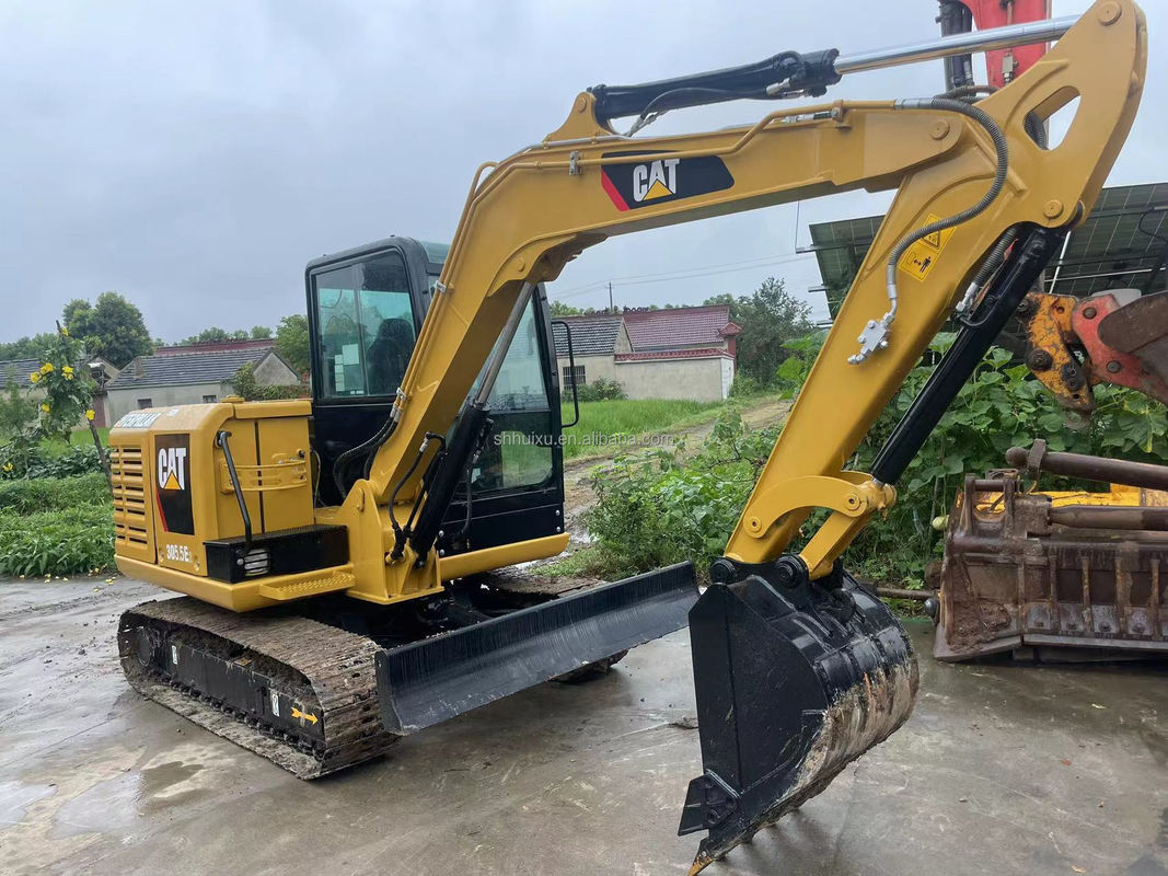 CAT MACHINE نسخه جدید ژاپنی اصلی استفاده شده حفاری کوچک CAT 305.5E 5.5TON حفاری با خط هیدرولیک