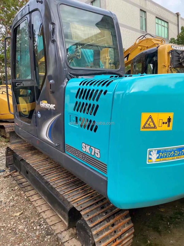 استفاده شده ژاپن کاوشگر اصلی استفاده شده kobelco sk75/فروش گرم محصول دست دوم kobelco75 در فروش