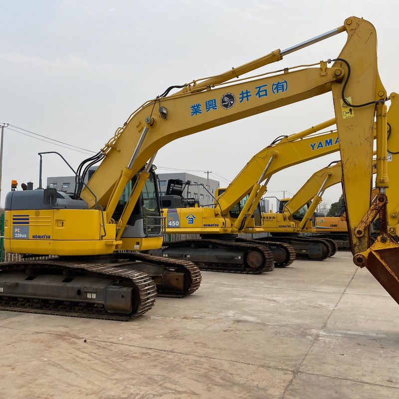 کاماتسو ماشین حفاری استفاده شده KOMATSU PC228US ژاپن منشأ/دست دوم حفاری هیدرولیک خزنده با کیفیت خوب Komatsu Excavator