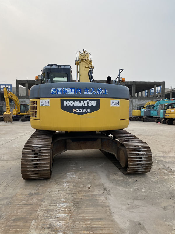 کاماتسو ماشین حفاری استفاده شده KOMATSU PC228US ژاپن منشأ/دست دوم حفاری هیدرولیک خزنده با کیفیت خوب Komatsu Excavator