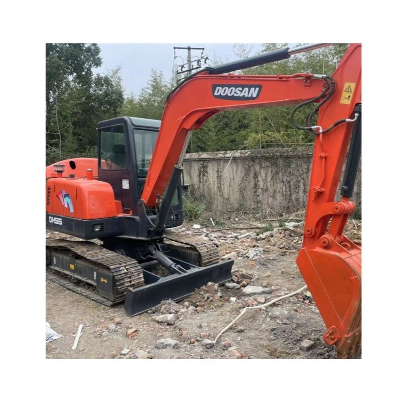 کاوشگر دست دوم با کیفیت بالا با قیمت پایین استفاده شده Doosan55 برای فروش ماشین ساخت جاده