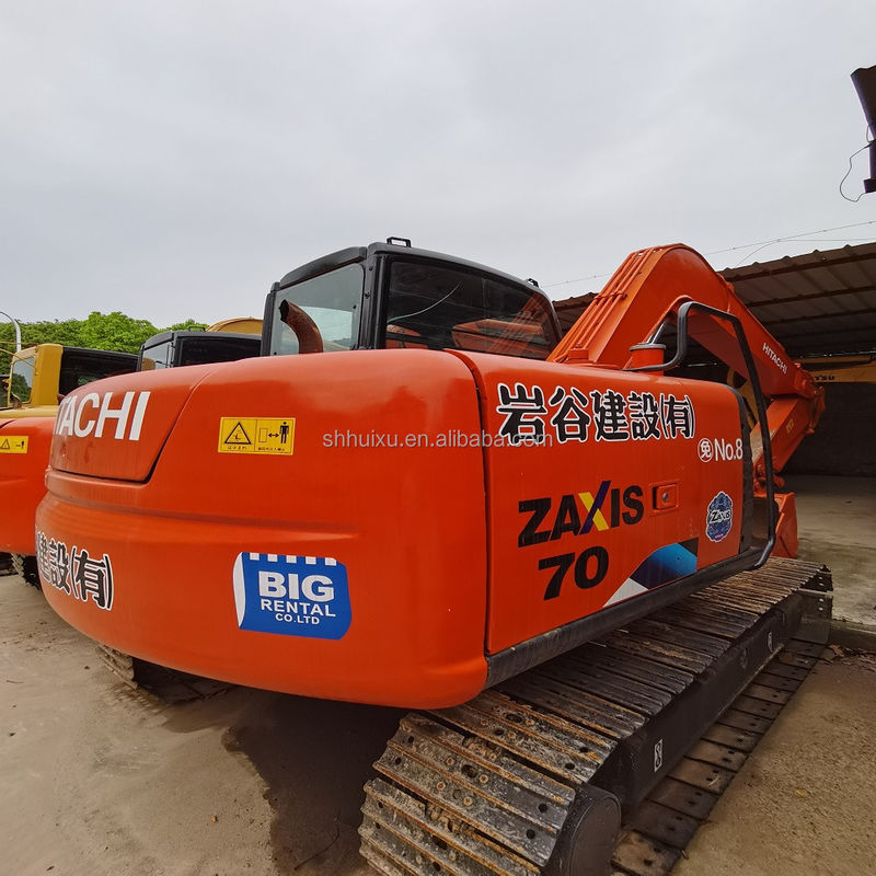 هیتاچی در انبار حالت خوب هیتاچی ZX70 حفاری هیدرولیک کاوشگر دست دوم / استفاده شده مینی حفاری هیتاچی ZX70 قیمت ارزان